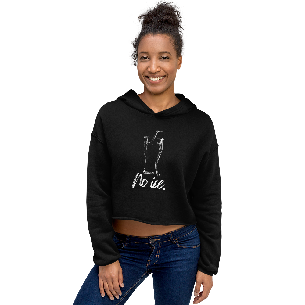 No ICE Crop Hoodie- Anti-ICE Statement Crop| Immigration Reform & Human Rights Tee | Social Justice Activist