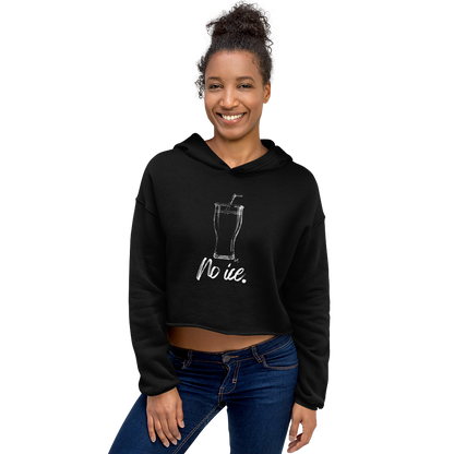 No ICE Crop Hoodie- Anti-ICE Statement Crop| Immigration Reform & Human Rights Tee | Social Justice Activist